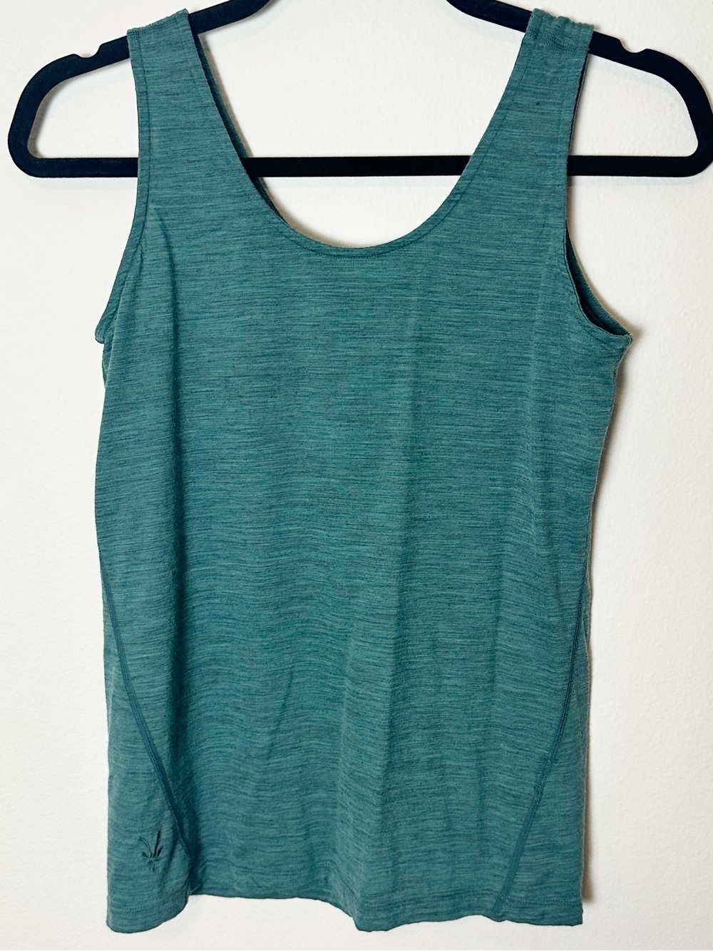 Ibex 100% Merino Wool Tank Top Green Small